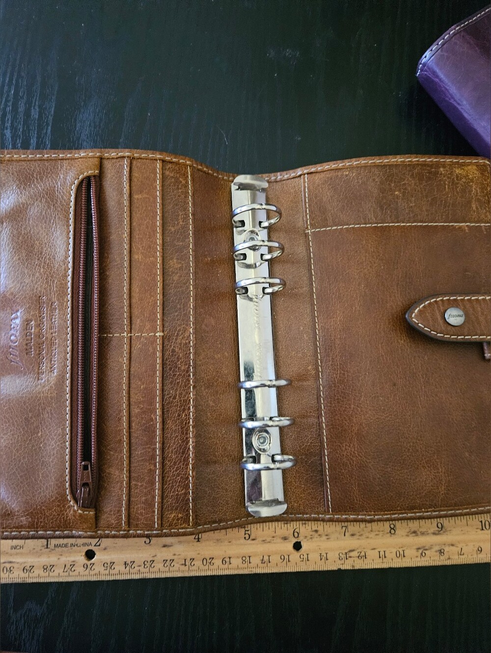 Filofax Malden person size brown - Picture 2 of 3
